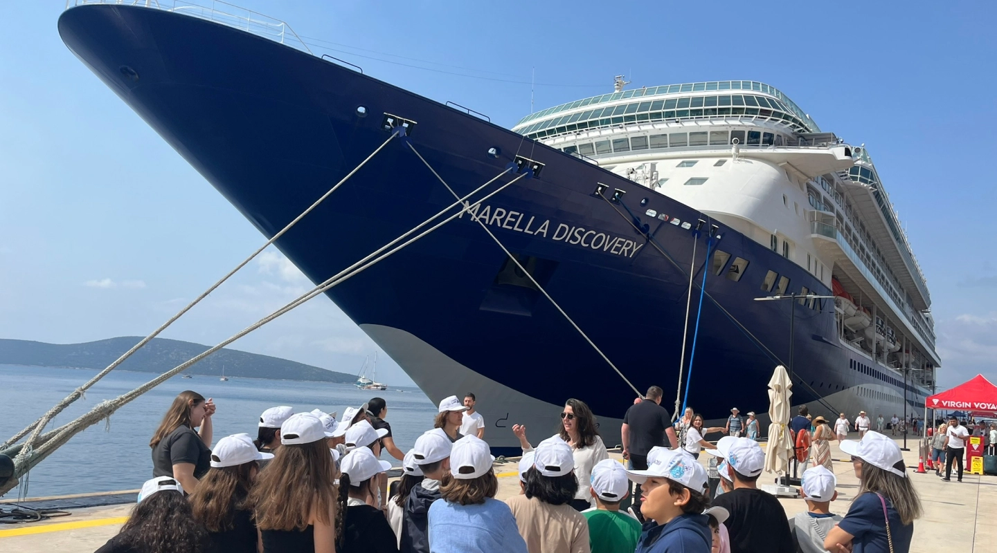 Bodrum Cruise Port and Marella Discovery Partner for a Social Responsibility Project   (Image at LateCruiseNews.com - May 2024)