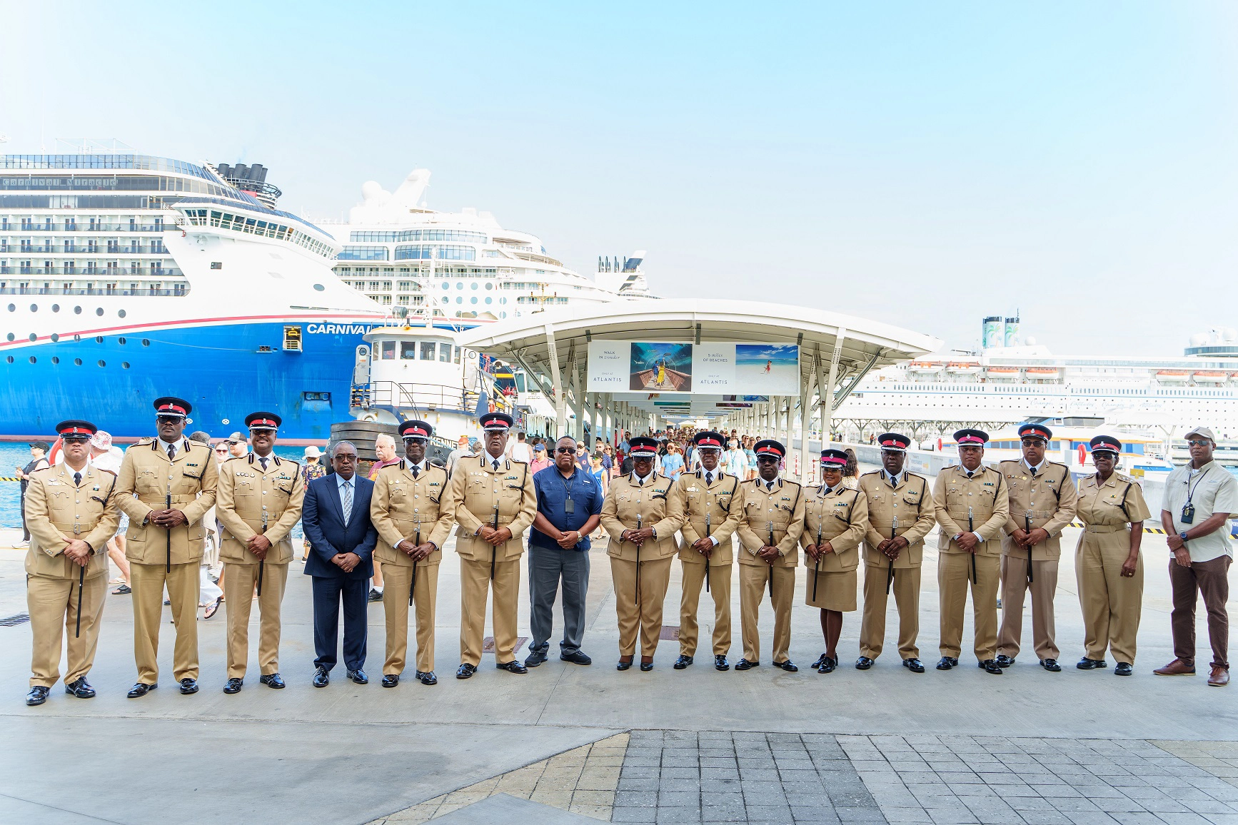 Nassau Cruise Port Welcomes New Commissioner of Police (Image at LateCruiseNews.com - January 2025