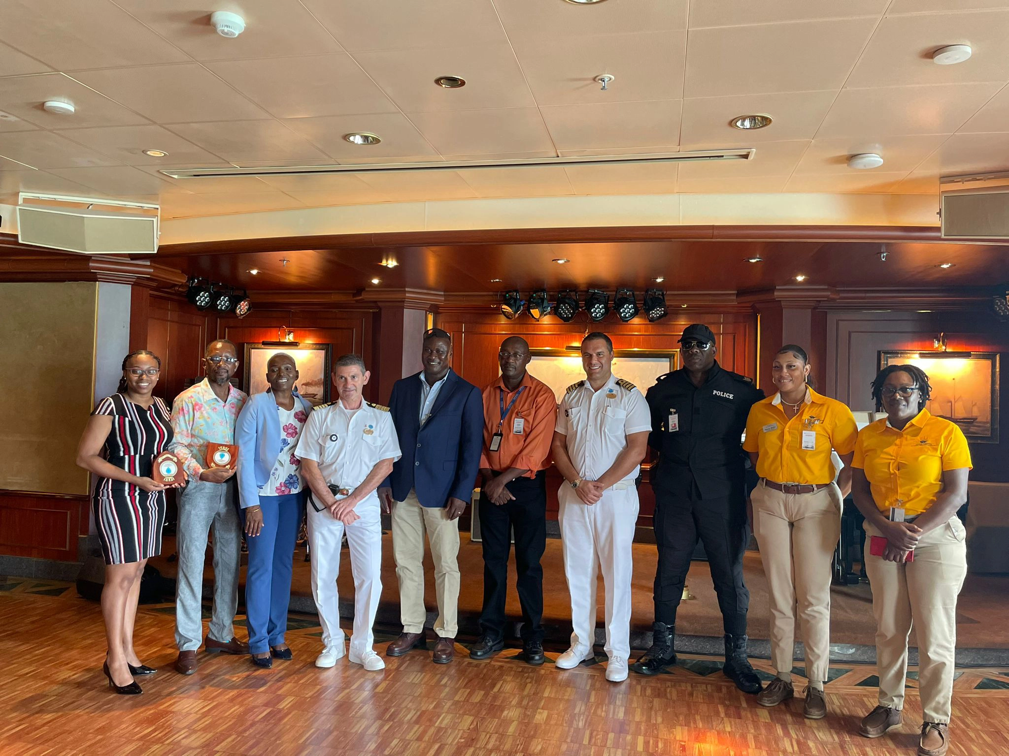 Antigua Cruise Port Welcomes Sapphire Princess on Inaugural Call (Image at LateCruiseNews.com - October 2024