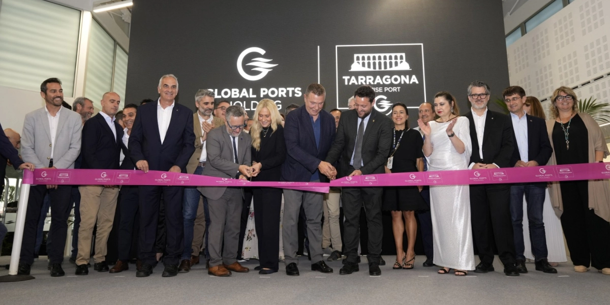 Tarragona Cruise Port inaugurates sustainable new terminal at 64th MedCruise General Assembly. 5.5 million euros has been spent by Global Ports Holding on the new terminal (Image at LateCruiseNews.com - May 2024)