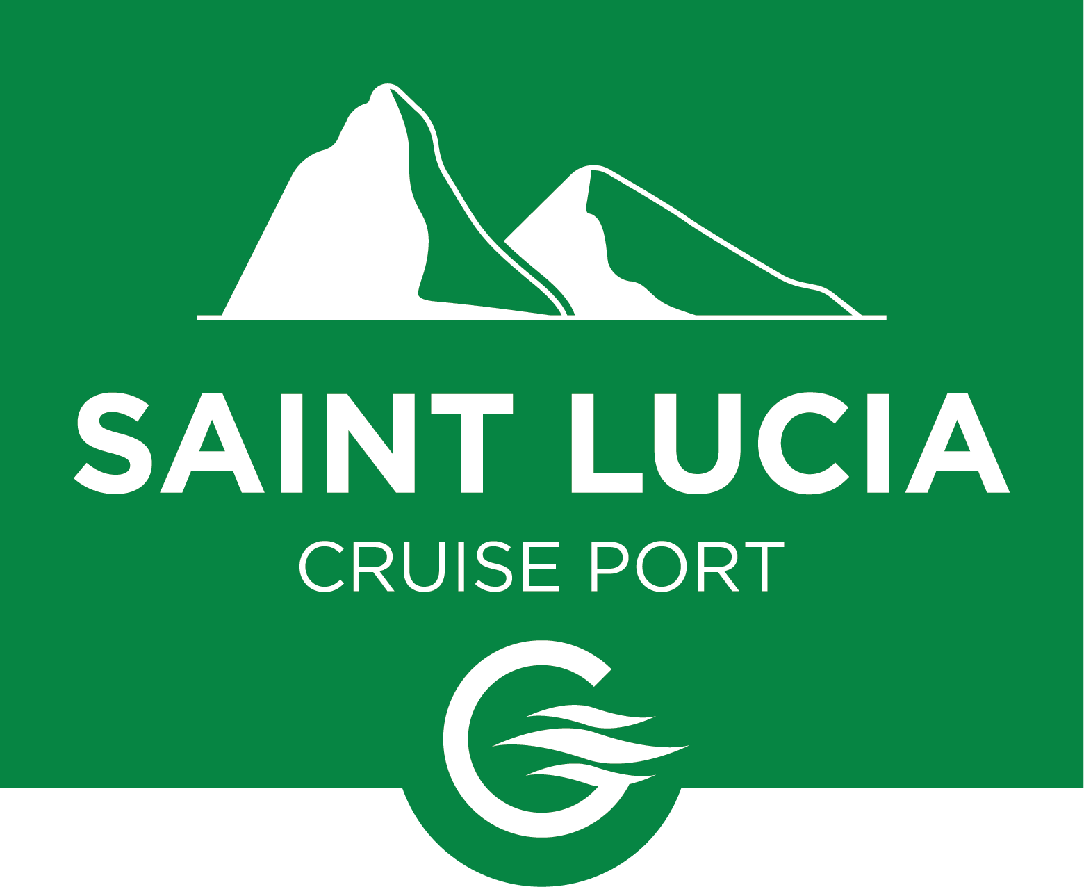 SAINT LUCIA Logo Only PANTONE 2258