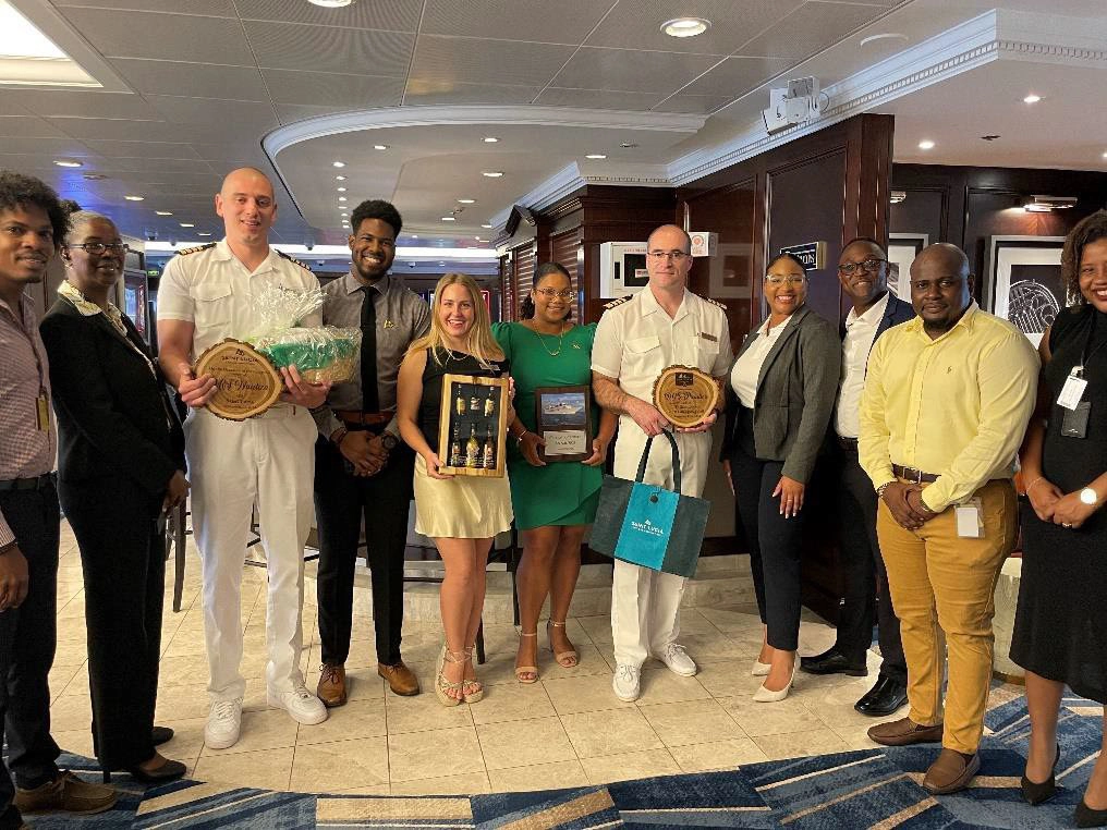 Saint Lucia Cruise Port (SLCP) celebrated the inaugural visit of the MS Nautica from Oceania Cruises on Wednesday, November 13, 2024 (Image at LateCruiseNews.com - November 2024